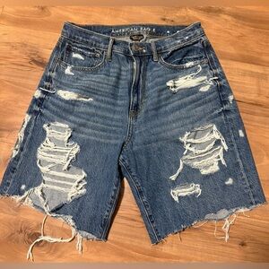 American Eagle Outfitters Ripped Bermuda Short
